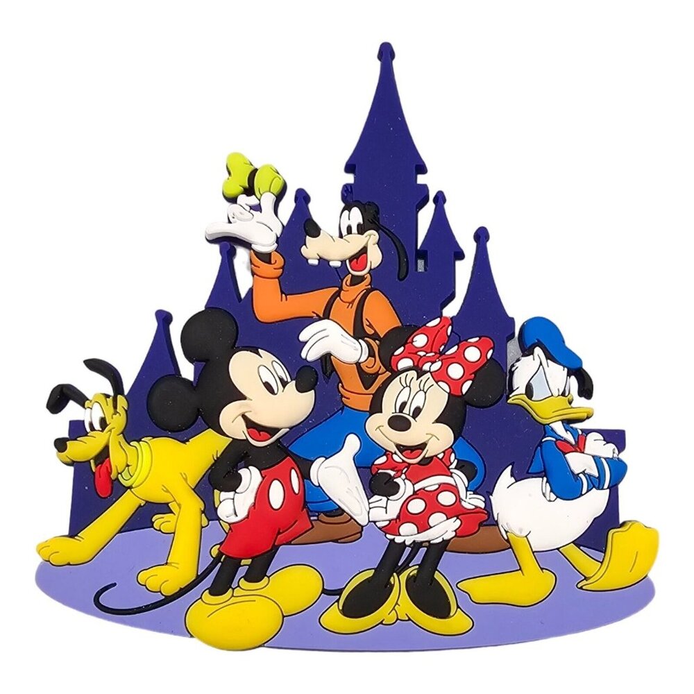 Disney Parks Mickey & Friends Cinderella Castle WDW Walt Disney World Magnet PVC